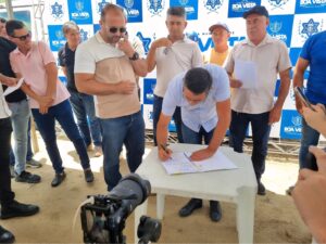 Boa Vista: prefeito autoriza construção de  “passagem molhada” em Poço de Pedra