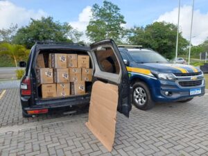 PRF efetua prisões, recupera veículos e flagra  mercadorias irregulares em rodovias da PB