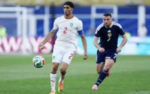Com gol relâmpago, Marrocos derrota Escócia pelo grupo do Brasil