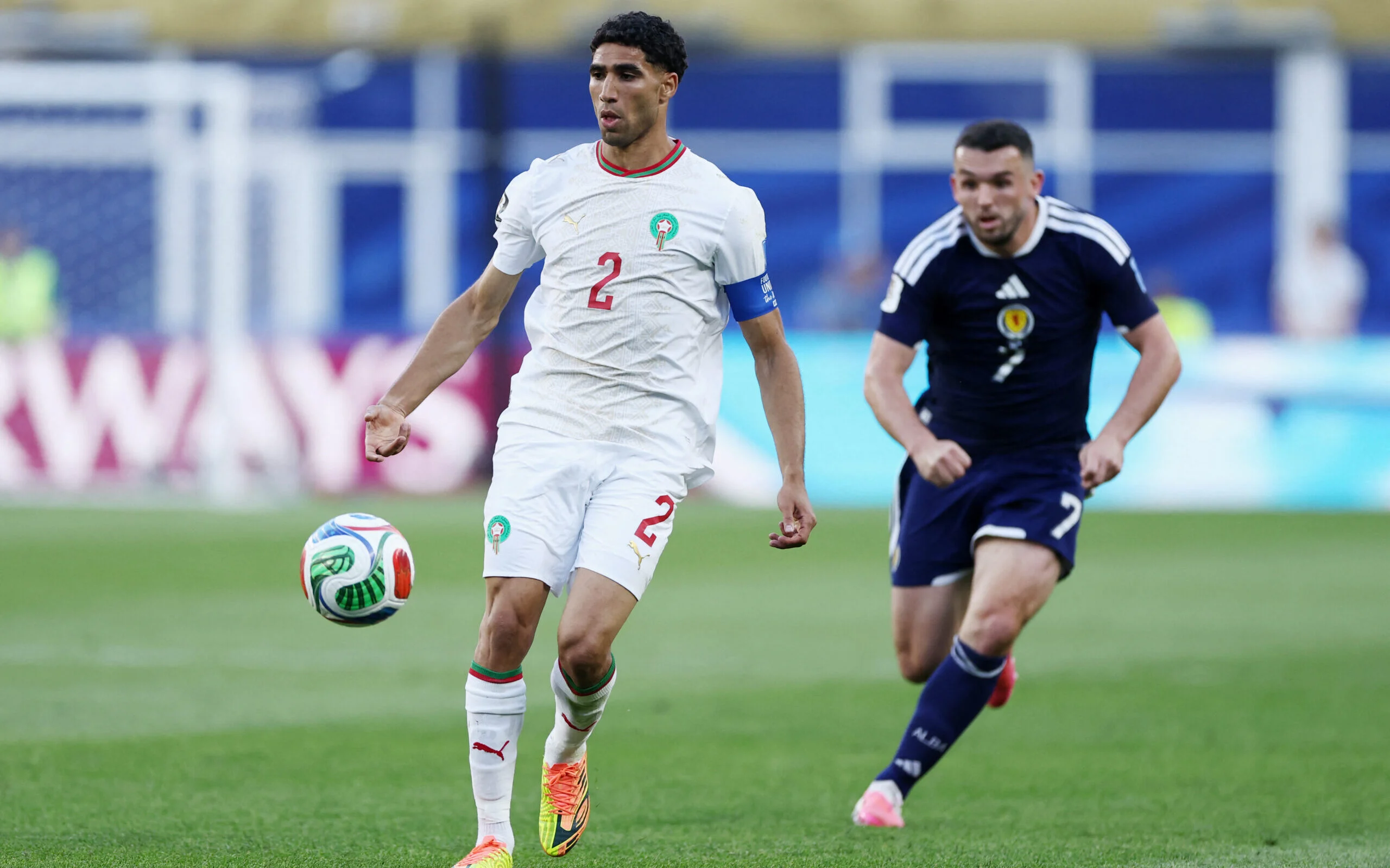 Com gol relâmpago, Marrocos derrota Escócia pelo grupo do Brasil