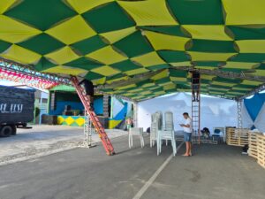 Prefeitura une festa junina e transmissão de jogos do Brasil em praça pública de Boa Vista