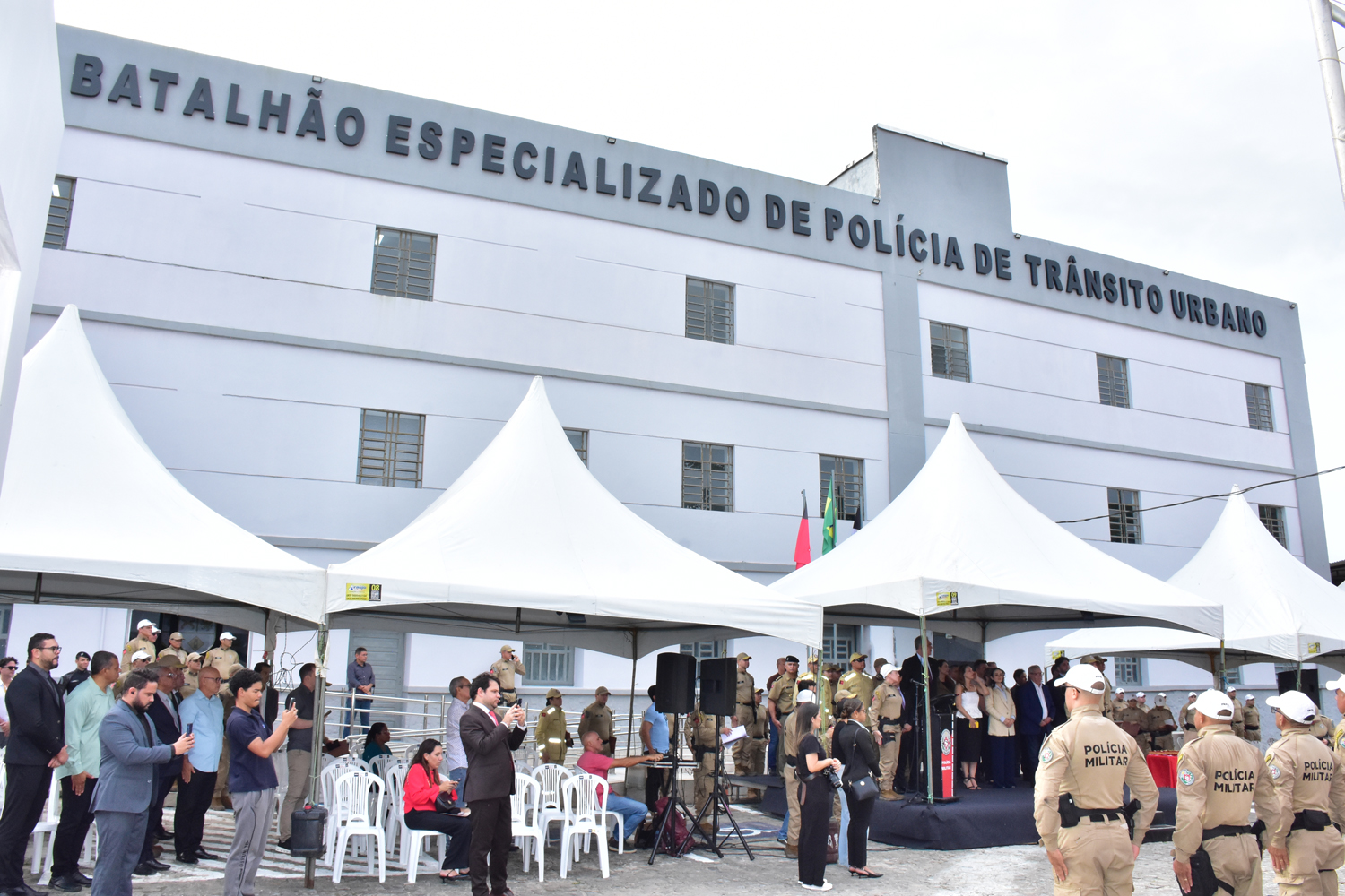 Polícia Militar entrega nova sede do Batalhão de Trânsito da Capital paraibana