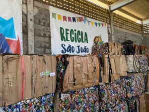 Recicla São João recolhe quase 80t de materiais nos 33 dias da festa em Campina Grande