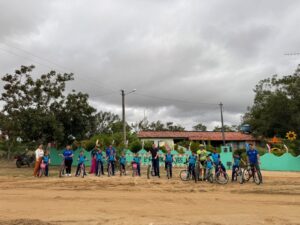 Boa Vista contempla escola de comunidade quilombola com projeto ciclístico pedagógico