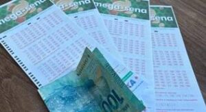 Mega-sena acumula para R$ 45 milhões; confira  números sorteados nesse domingo